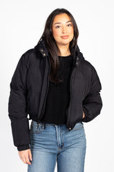 Zara Hooded Puffer Jacket