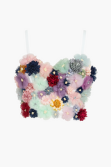 Milan Floral Applique Bustier