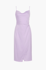 Deanna Satin Midi Slip Dress
