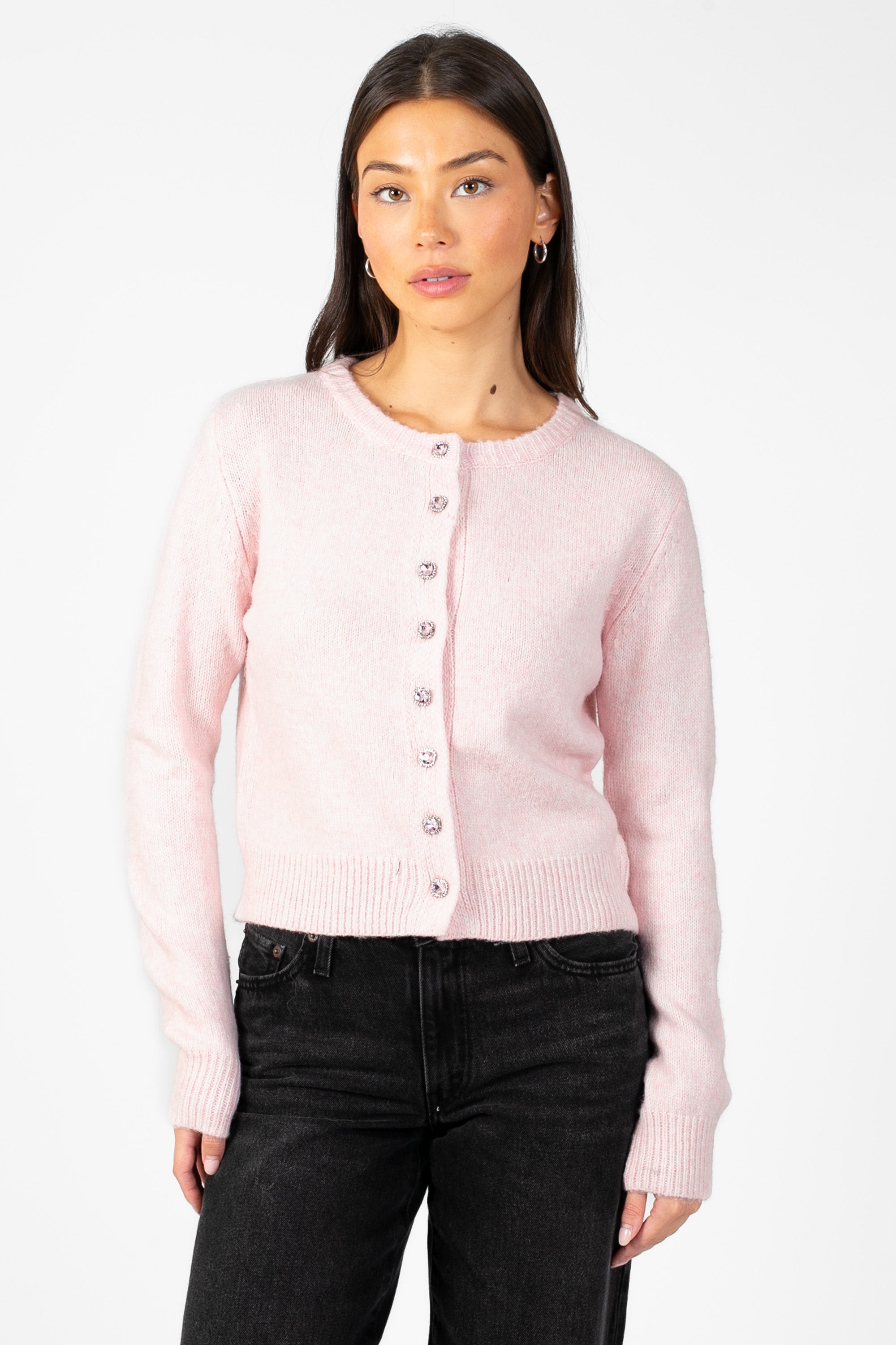 Lyla + Luxe® Aisha Crystal Cardigan