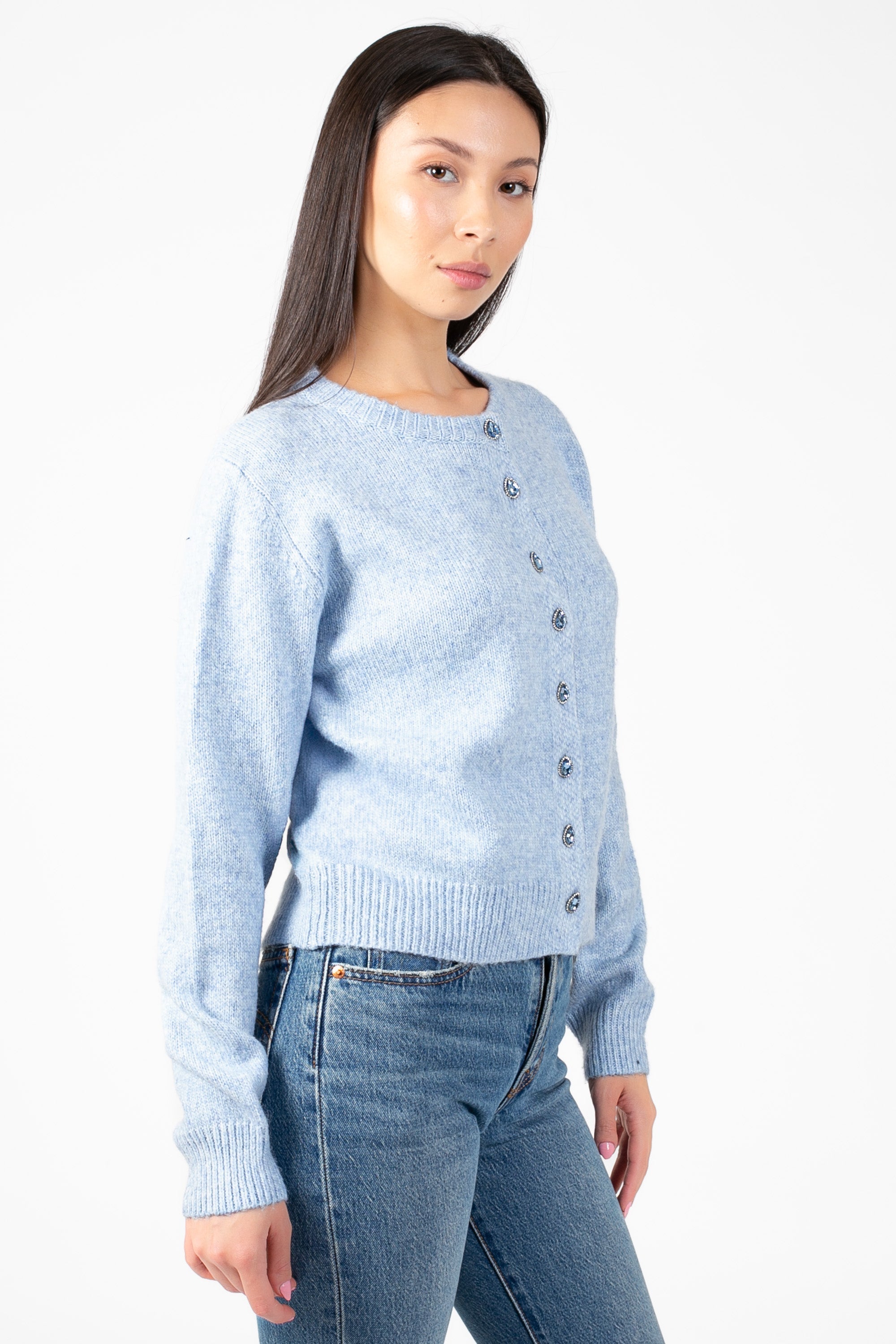 Lyla + Luxe® Aisha Crystal Cardigan