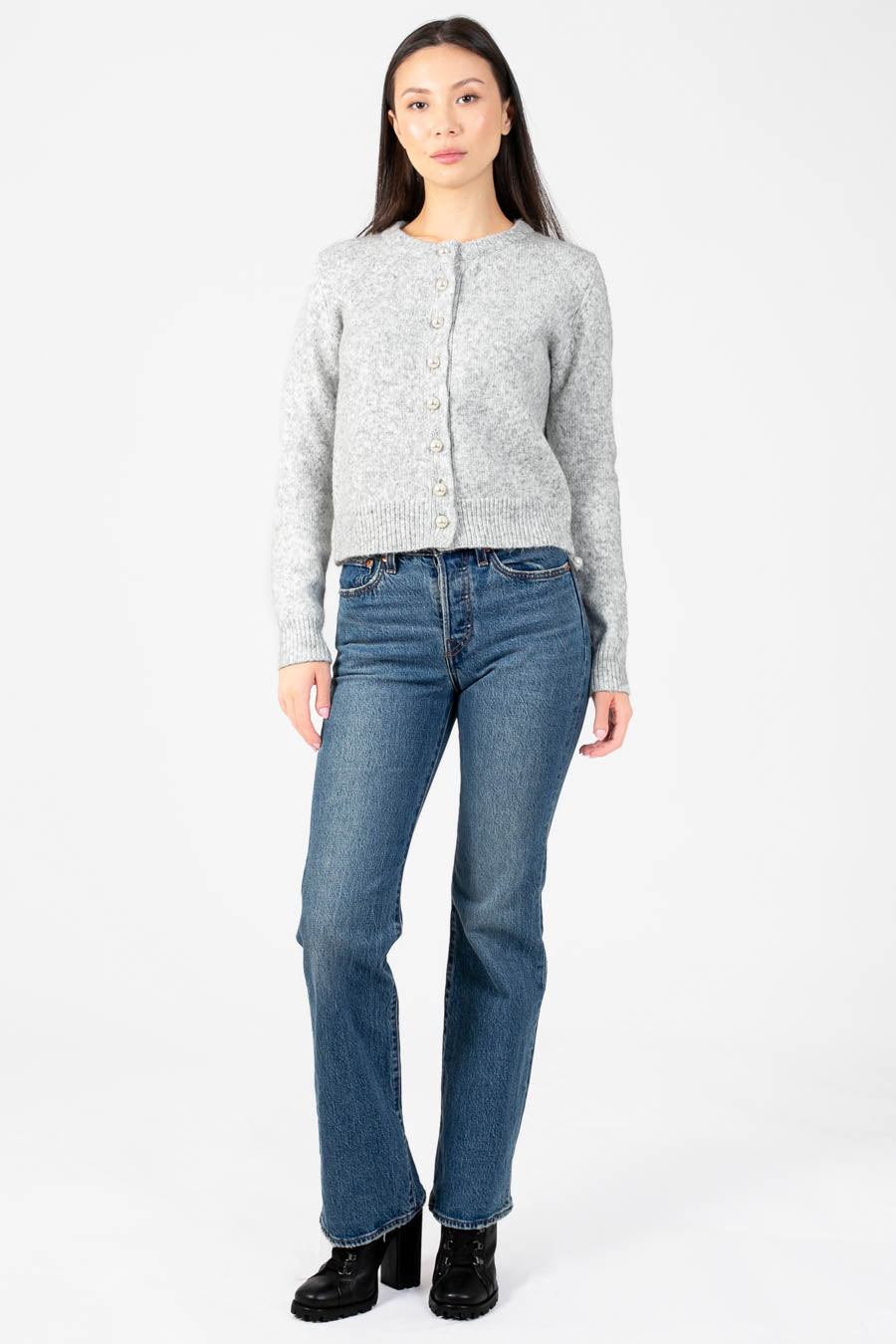 Lyla + Luxe® Aisha Pearl Cardigan