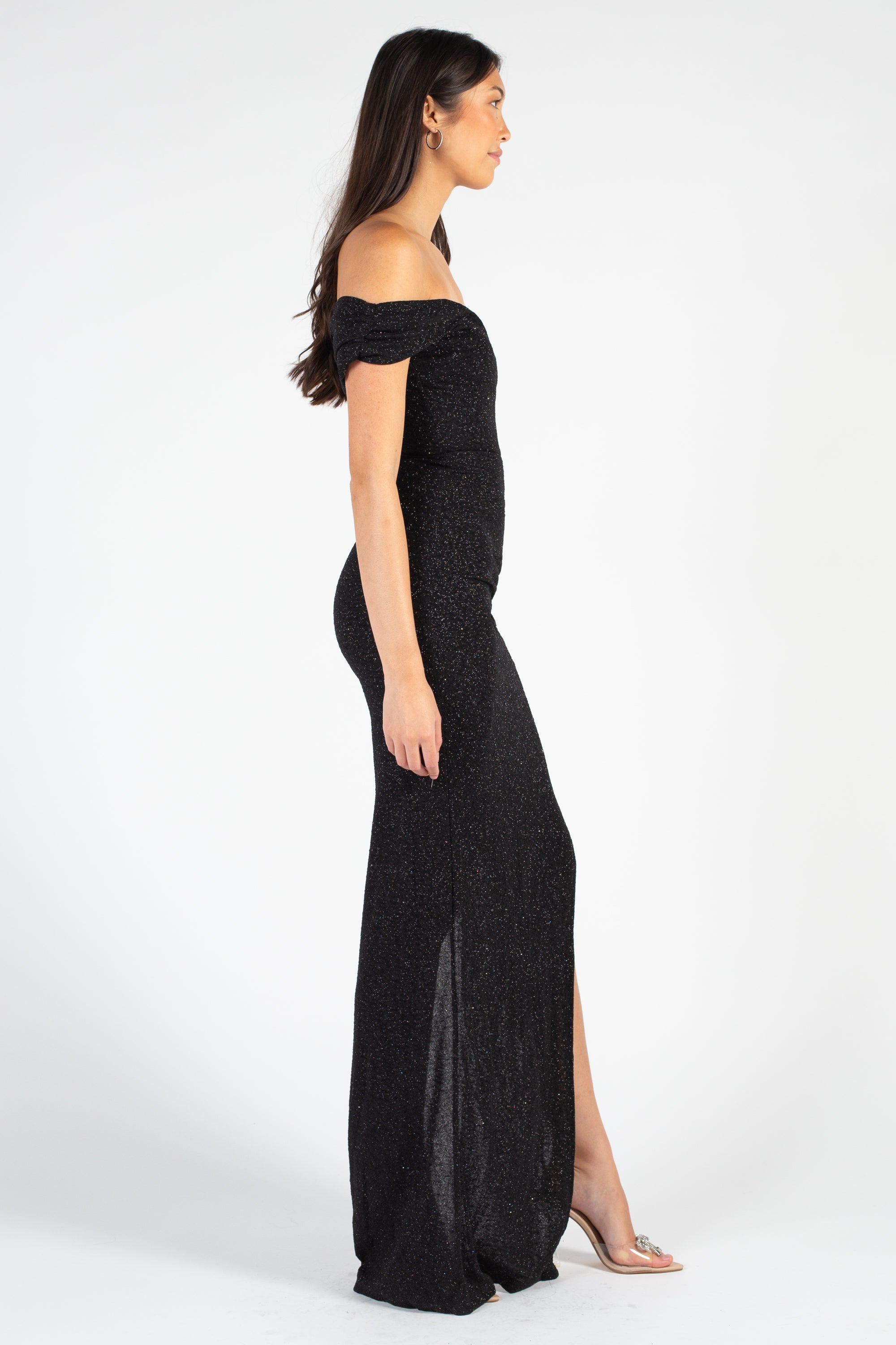 Greta Side Slit Maxi Gown