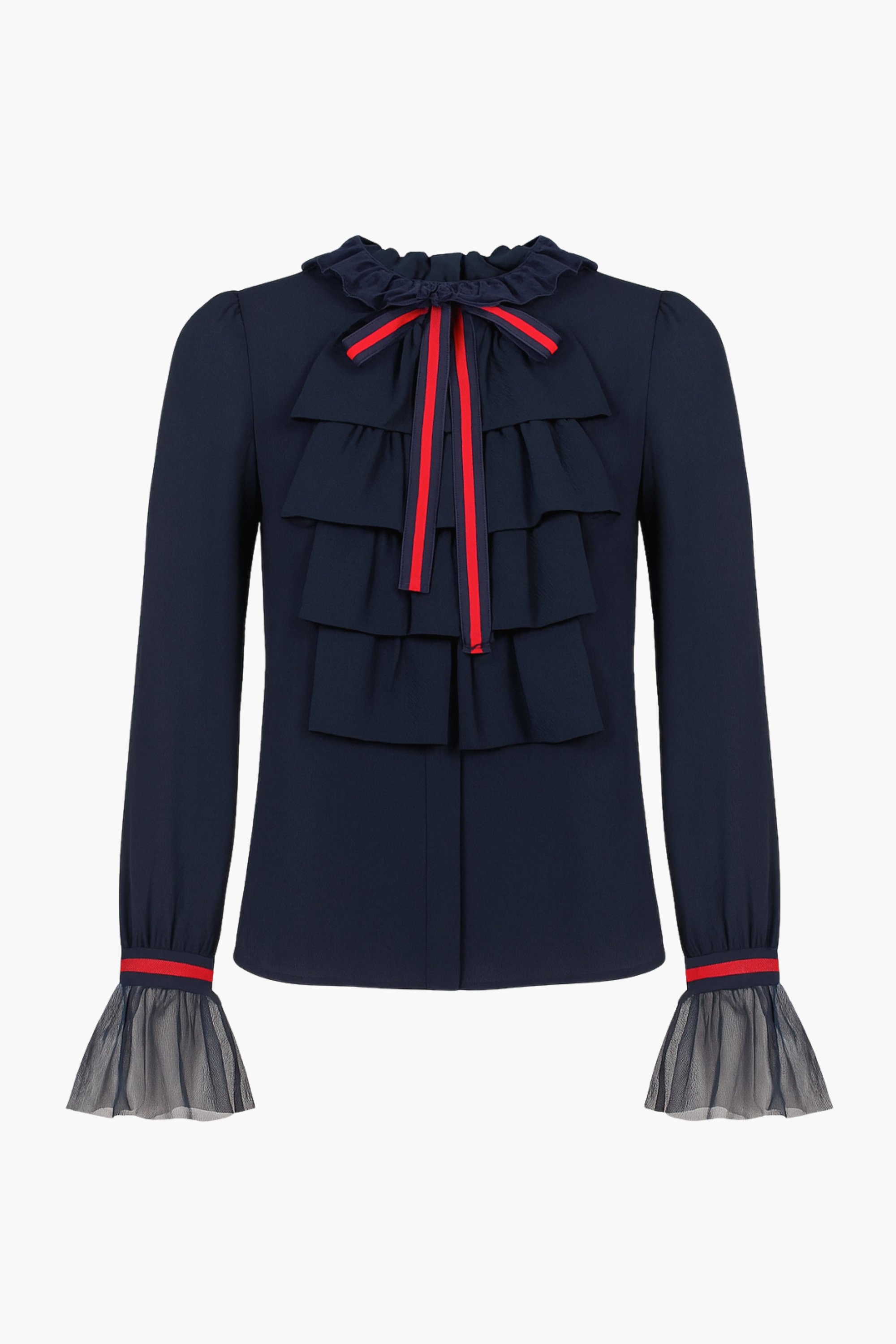 Charlotte Ruffle Front Blouse